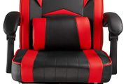 Computer Chair, Gaming Executive With Footrest Red