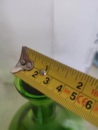 Unique Shaped Green Glass Bottle  Great Condition, No Chips or Crack, Green Wine Bottle,