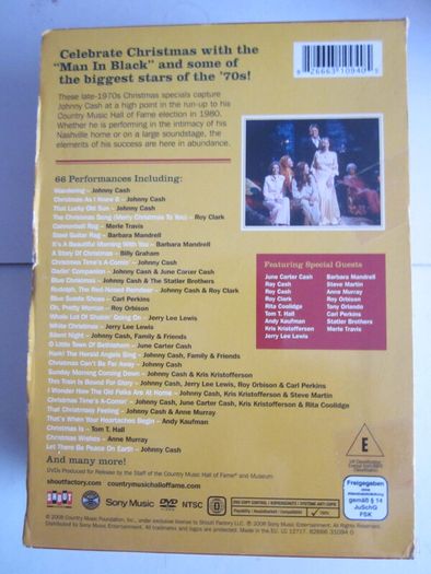 Johnny Cash Christmas Specials 1976-1979 DVD Set