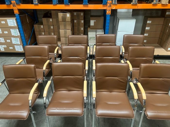Office Chairs x 12 (Brown)