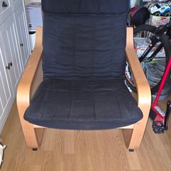 Armchair and footstool