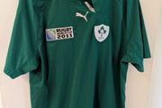 2011 Ireland Vintage Home Rugby Jersey (cotton version) XL Puma