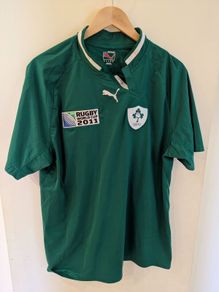 2011 Ireland Vintage Home Rugby Jersey (cotton version) XL Puma
