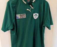 2011 Ireland Vintage Home Rugby Jersey (cotton version) XL Puma