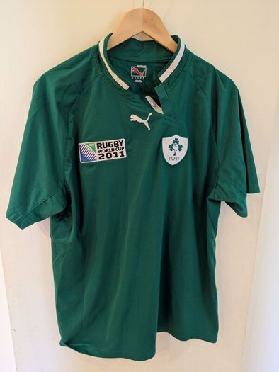 2011 Ireland Vintage Home Rugby Jersey (cotton version) XL Puma