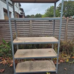 2 garage shelves