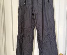 Trespass waterproof trousers, unisex, size L, black, pack away size