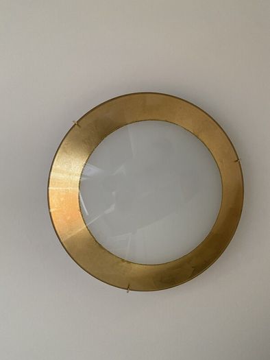Designer Contemporary Ceiling Light. Gold Plated. Kolarz. Austria. As New