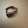 925 Sterling Silver Modern Multi-Band Statement Ring Image 3