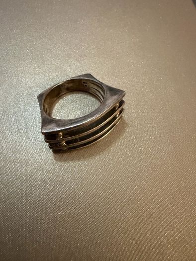 925 Sterling Silver Modern Multi-Band Statement Ring