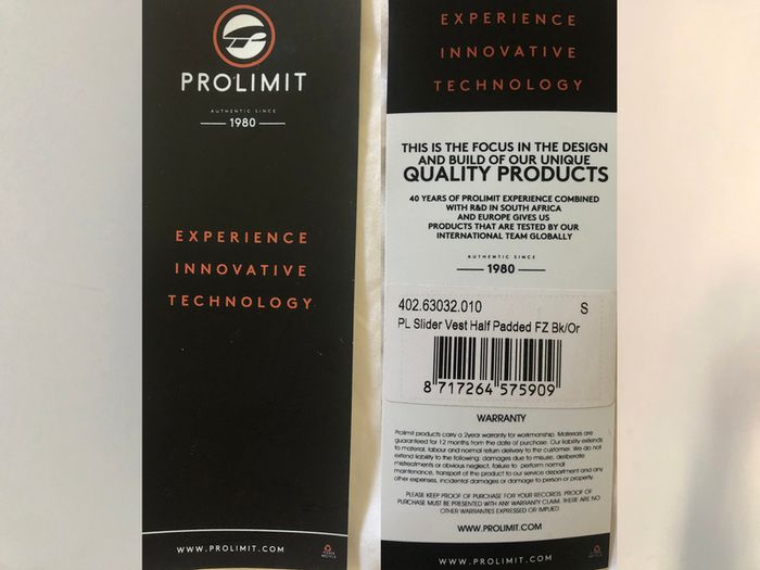 PROLIMIT Slider Neoprene Vest Small UK 10