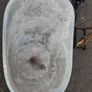 Vintage Galvanised Slipper Bath Image 4