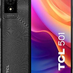 TCL 501 4G 32GB 2GB RAM Dual SIM Android Smartphone - Prime Black - (Tesco Mobile) NEW