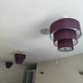 3 x Purple Lampshades Image 4