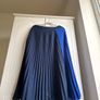 Next Pleated Midi Skirt Blue Image 3