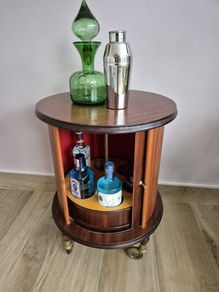 Revolving Bar Cabinet