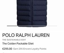 Ralph Lauren Gilet Navy (L)