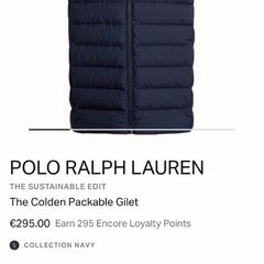 Ralph Lauren Gilet Navy (L)