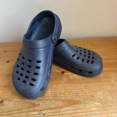 Navy Crocs
