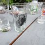 3 x pint glass vintage Image 3