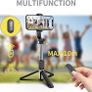 NEW SALE | Selfie Stick Tripod, 4 in 1 Extendable Selfie Stick 360 Degree Rotation Tripod Stand with Detachable Wireless Remote Portable Mobile Image 4