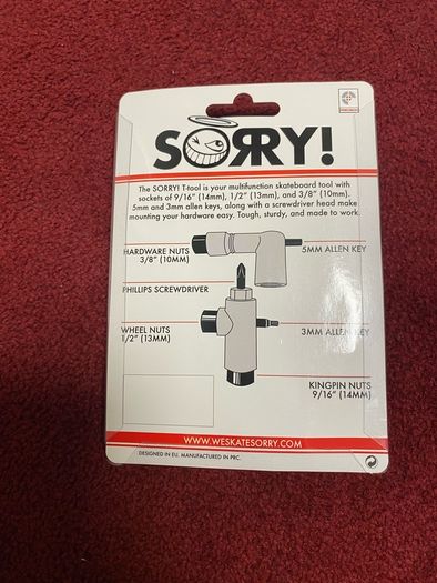6-in-1 Skateboard T-tool