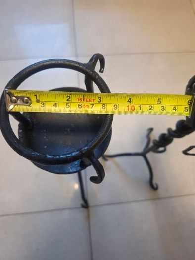 Handmade Wrought Iron Candle Holder