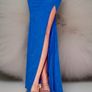 Blue Debs / Prom Dress Size 12 Sparkly Backless Gown Image 5