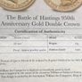 Gibraltar 2016 Solid 9ct Gold Proof Double Crown, 10g, In Capsule With COA. Image 10