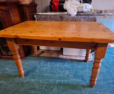 Solid Pine Table Neat