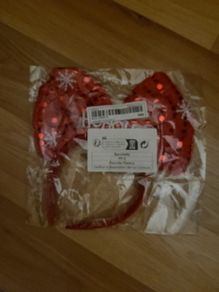 Christmas Minnie Mouse / Ho Ho Ho Hairbands