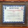 Rare Vintage 1994 Guinness Certificate Excellence Image 7
