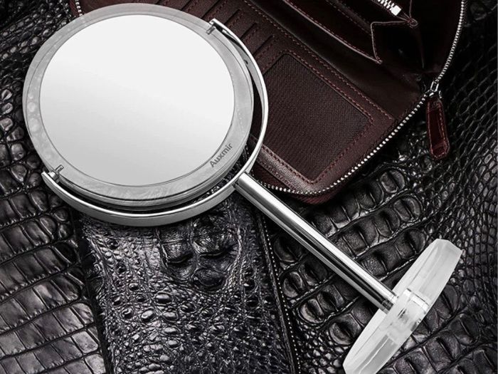 Double Sided Magnifying Makeup Mirror with 1X / 10X Magnification