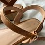 Dorothy Perkins Brown Wedge Sandals Size 5 Image 4