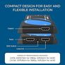 4K HDMI over Ethernet Extender Over CAT5/CAT6/CAT7, with IR Upto 164 Feet - Loop Out - 4K @ 30Hz 1080P Full HD Signal Distribution (EX-170C) Image 4