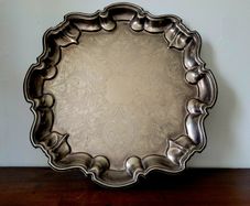 Vintage silverplate tray