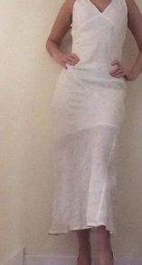 Aideen Bodkin Designer cream dress size 12