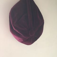 Vintage velvet hat