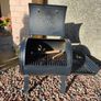portable cast iron charcoal bbq Image 4