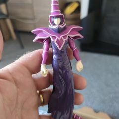 Vintage Yu-gi-oh Dark Magician 6" Action Figure Mattel Kazuki Takahashi 1996 Htf