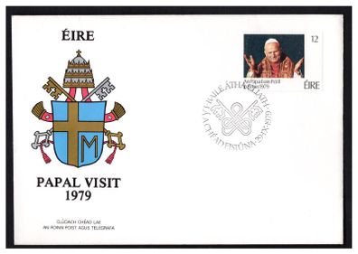 1979 Ireland Papal Visit of Ireland Commemorative Stamp P&T First Day Cover (FDC)