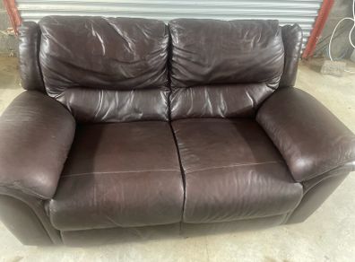 Leather couch