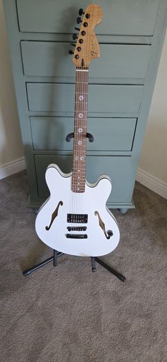 Custom built Fender Tom DeLonge starcaster