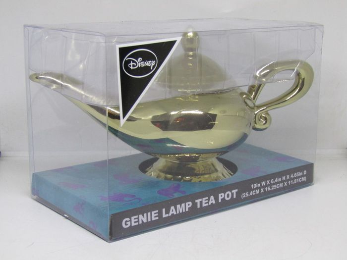 Disney Aladdin Genie Gold Teapot Of Aladdins Lamp Brand New In Box Novelty Collectible From Penneys Primark Home