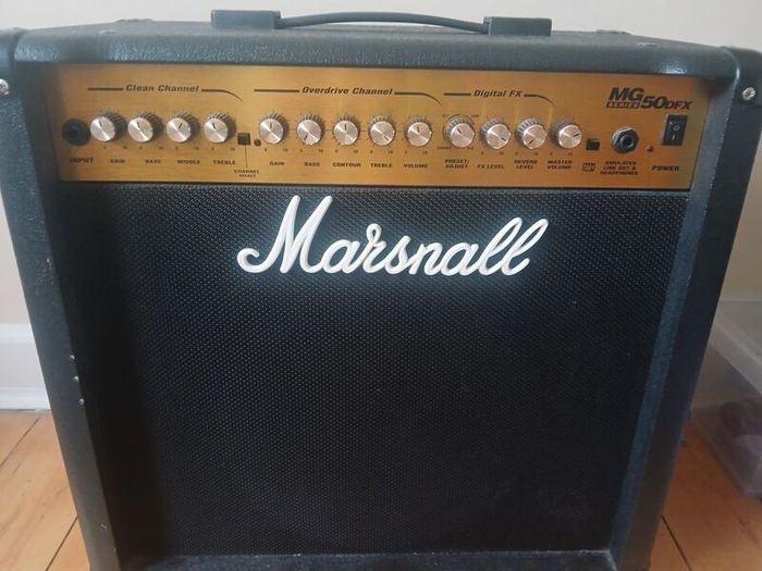 Marshall MG50 DFX Amp in good condition