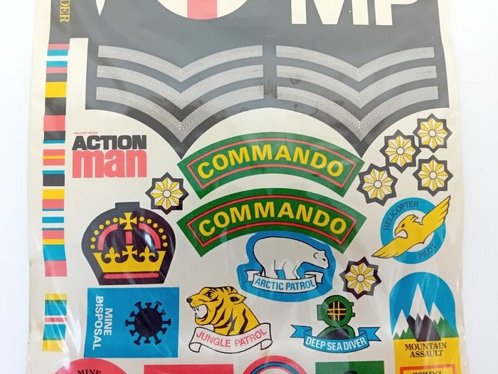 Palitoy Action Man Patrol Badges of Rank Adventure Kit for Boys