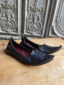 1800s child's leather shoes