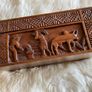 Vintage African carved box Image 3