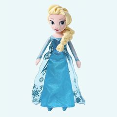 Disney Store large Princess Elsa 18" plush doll Frozen