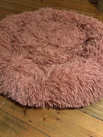Pink Dog Fluffy bed